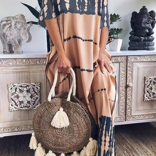  Tie Dye Maxi Dress