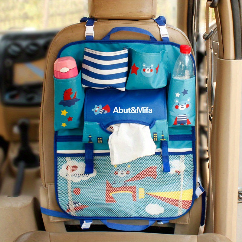 Car Seat Back Hanging Storage Bag Cartoon Design