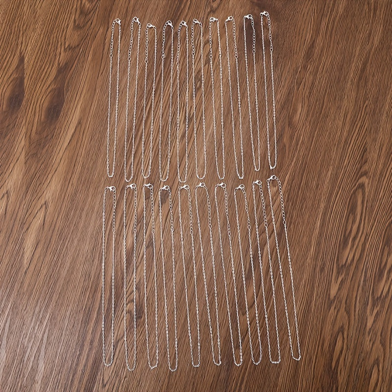 20pcs Necklace Chain Kit for DIY Pendant Accessories