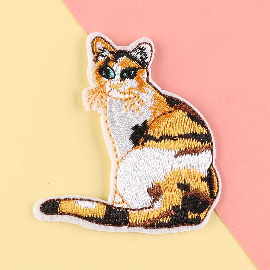 4pcs Cat Embroidery Patches Fabric Art DIY Clothes Accessories