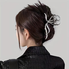 3pcs Metal Hair Claw Clip Non Slip Hair Grip Hollow Styling Accessory