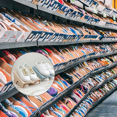 2pcs Plastic Shoe Holder Two-tier Shoe Storage Rack