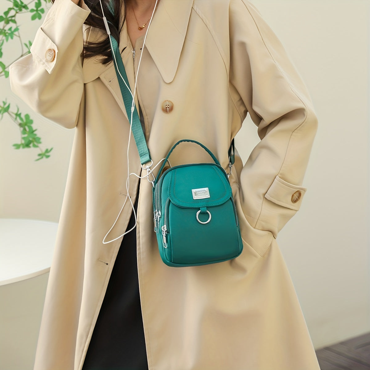 Mini Crossbody Bag Zipper Cell Phone Purse Women's Handbag