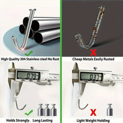 Heavy Duty Adhesive Hooks Towel Coat Hooks Waterproof Kitchen Bathroom
