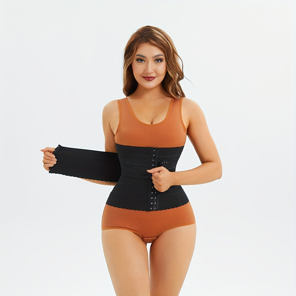 Front Buckle Waist Trainer Tummy Wrap Slim Girdle Belt Cincher