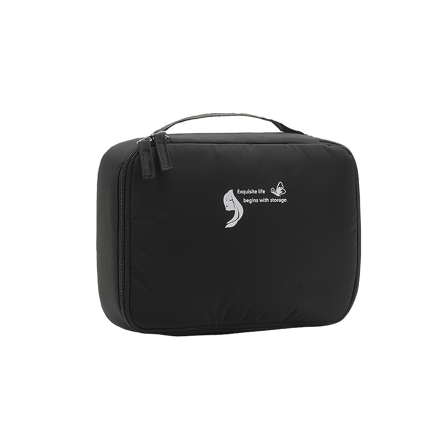 Detail Cosmetic Bag Waterproof Makeup Bag Portable Travel Toiletry Storage Bag
