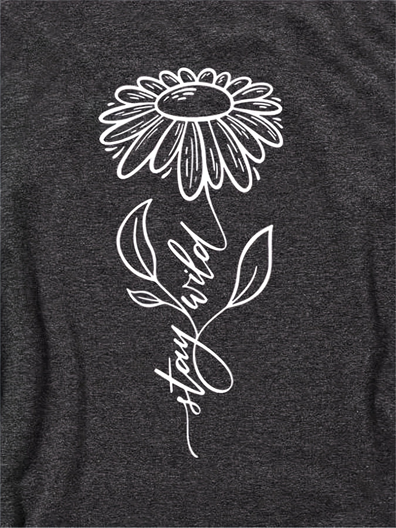 Flower & Stay Wild Print Tank Top Casual Top For Women