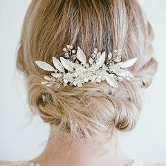 Bridal Hairbrush Pearl Crystal Wedding Hair Accessories