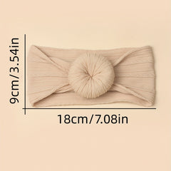 5pcs Jacquard Donut Wide Headband for Infant Toddler