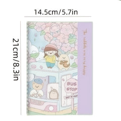 Summer Outing Cartoon A5 Notepad