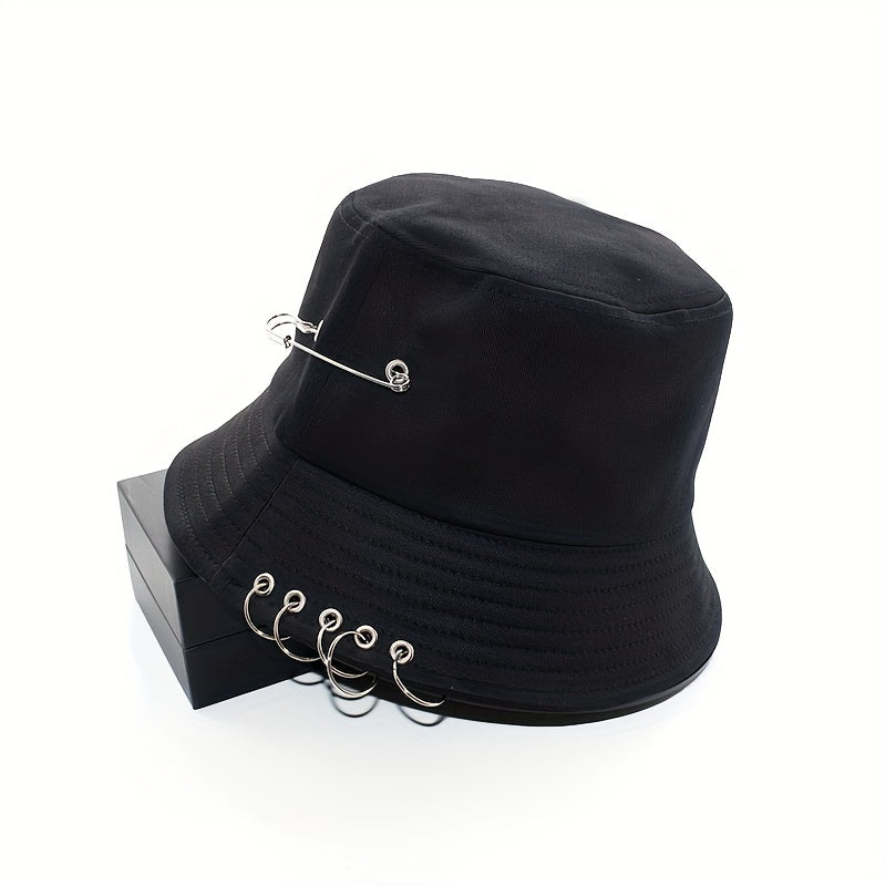 Chaoren Street Couple Bucket Hat Sunscreen Sunshade Basin Hat