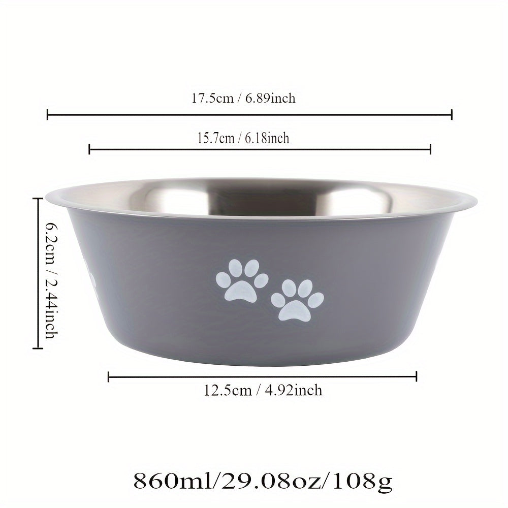 Non-slip Dog Bowls Stainless Steel High Capacity
