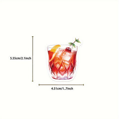 50pcs Watercolor Cocktail Vinyl Stickers Waterproof Decals for Laptops & More