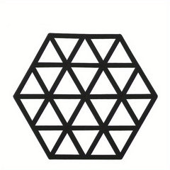 1pc Plastic Coasters Heat Insulation Mat Solid Coasters Washable Placemat