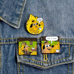 Creative Cartoon Dog Alloy Brooch