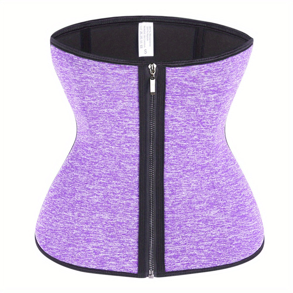 Zipper Waist Trainer Tummy Control Belly Belt Women's Shapewear