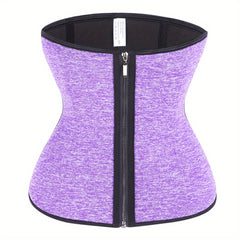 Zipper Waist Trainer Tummy Control Belly Belt Women's Shapewear