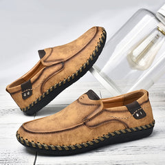 Men's Stitch Non Slip Loafer Shoes Lightweight Wear resistant Driving Shoes