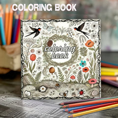 Adult Coloring Book Patterns and Quotes Thickened Designs