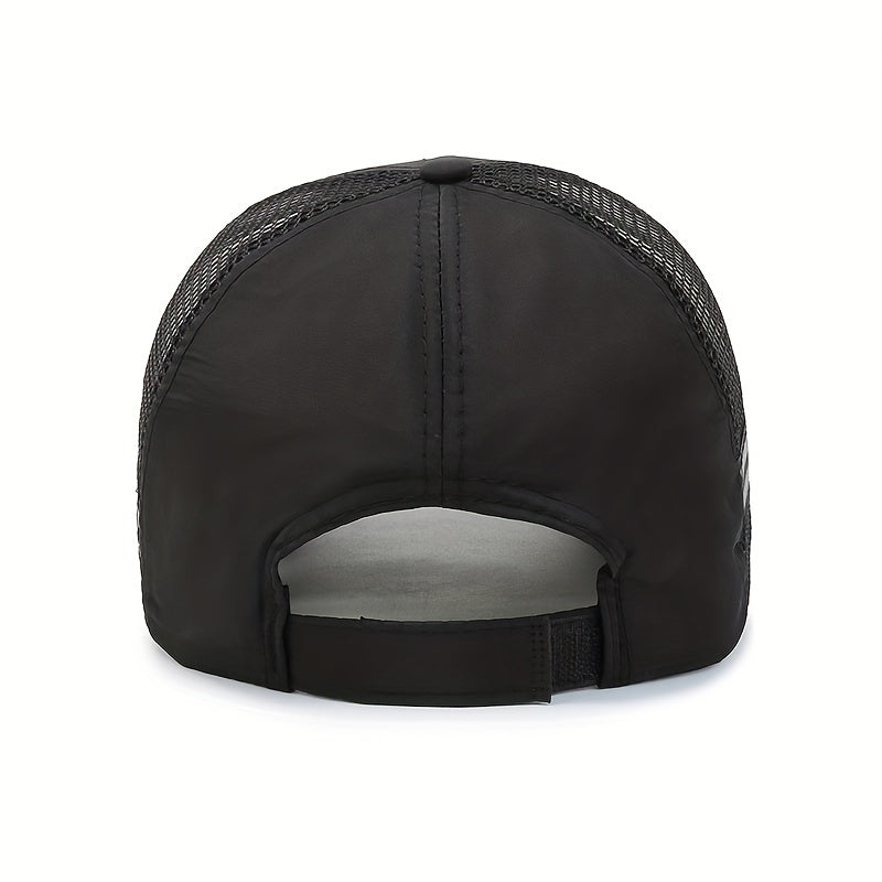 Men's Fishing Hat Peaked Cap Breathable Baseball Cap Sun Hat