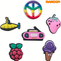 10-100PCS Cartoon PVC Shoe Charms for Clog Sandals - Shoe Decoration Gift