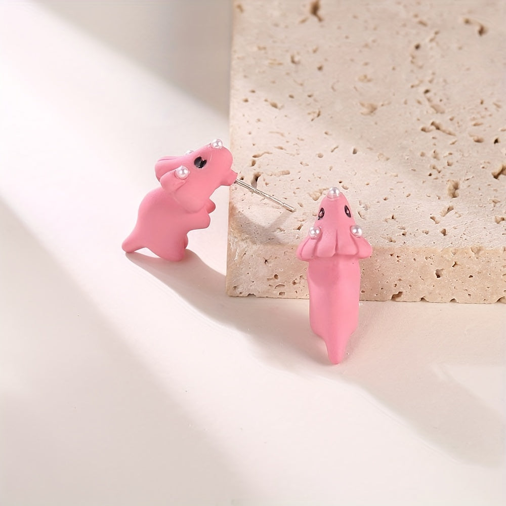 Funny Animal Stud Earrings for Girls