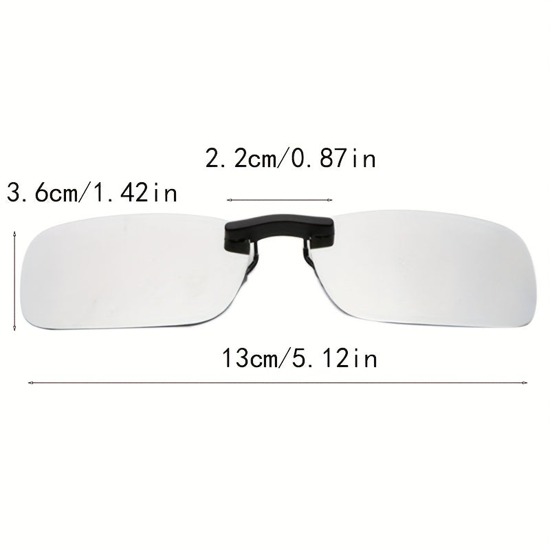 Polarized Clip On Driving Sunglasses UV400 Lens Night Vision Men