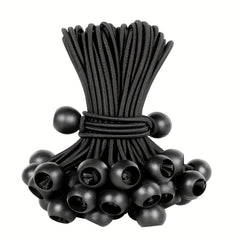 30pcs Ball Bungee Cords 15 24 Cm Canopy Tarp Tie Down Camping Shelter Cargo