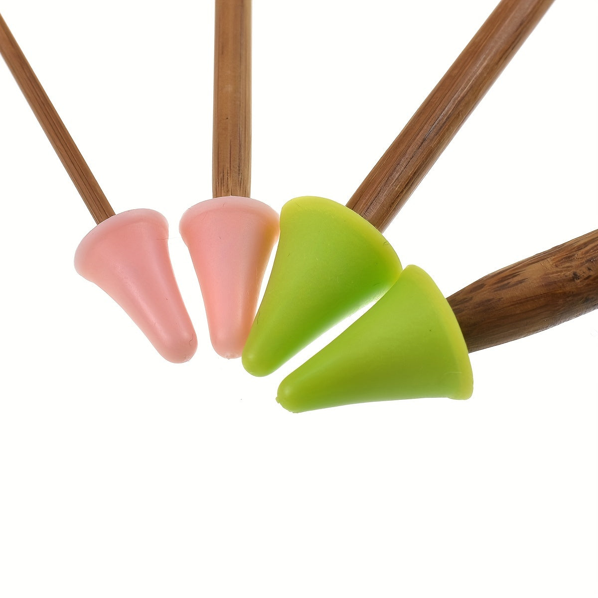 16pcs Knit Needles Point Protectors 2 Sizes Needle Stoppers