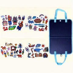Interactive Learning Felt Story Board Set - Bible Theme Church & Home