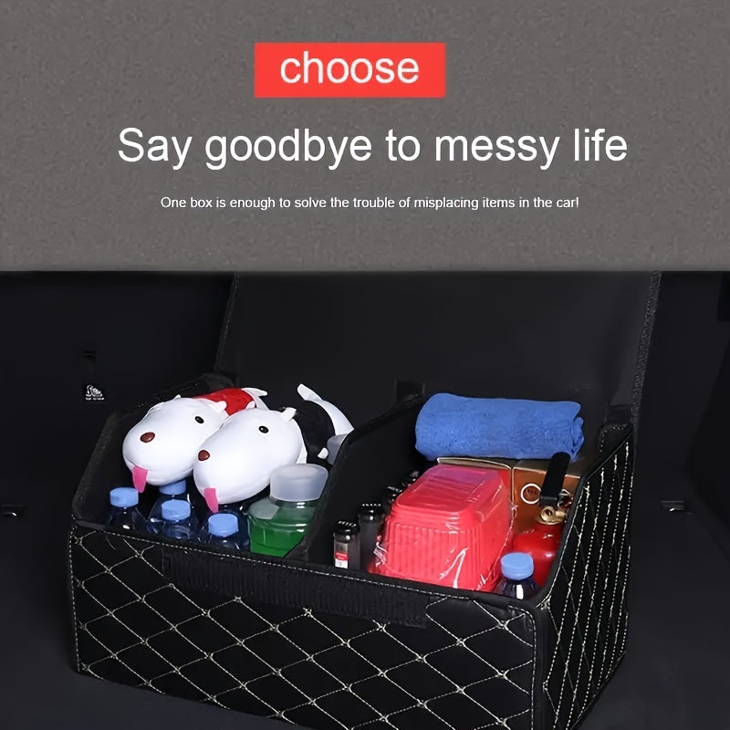 Car Trunk Storage Box Collapsible Auto Cargo Container Organizer