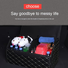 Car Trunk Storage Box Collapsible Auto Cargo Container Organizer