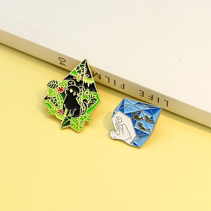 Cartoon Animal Brooch for Kids