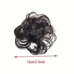 4pcs Messy Hair Bun Scrunchies Curly Chignon Hair Accessories for Women