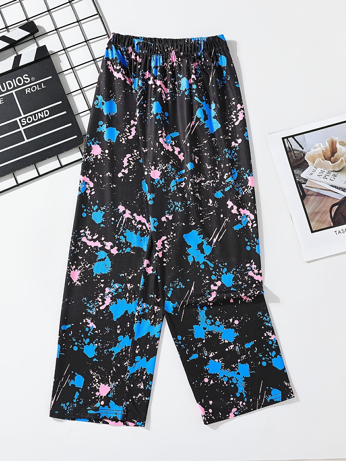 Kid's Reflective Paint Splash PJ Bottoms