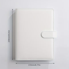 A5 PU Leather Cash Envelope Budget System with 6 Pockets