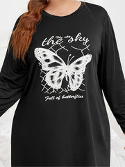  Butterfly Graphic Sleep Dress