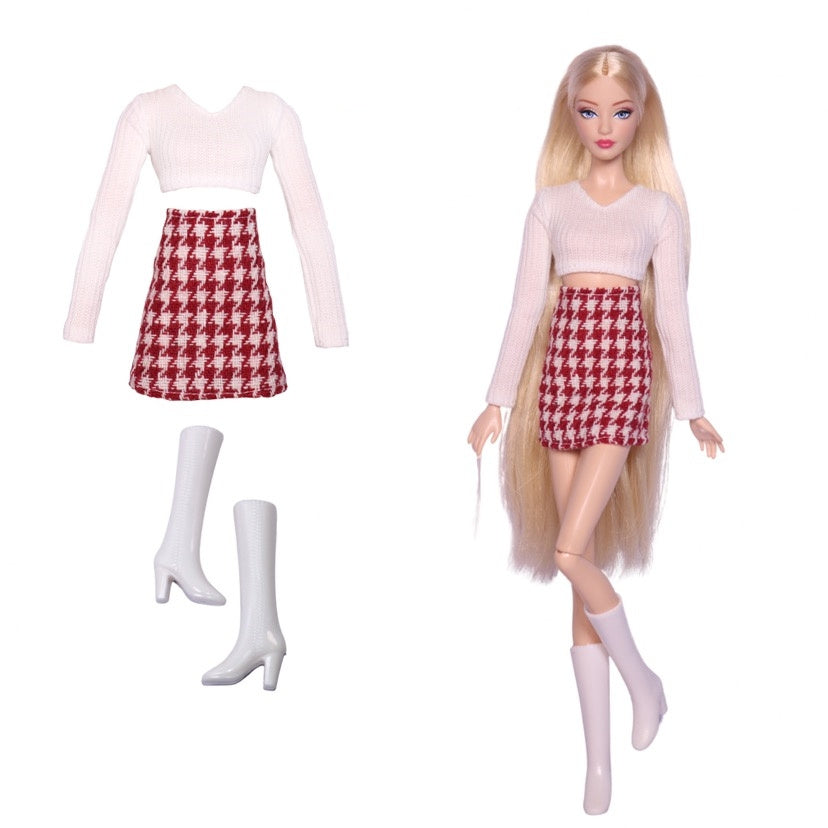 1pc Party Skirt Dress for 29 Doll Clothes Accessories