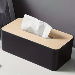 Bamboo Tissue Box Cover For Paper Facial Tissue
