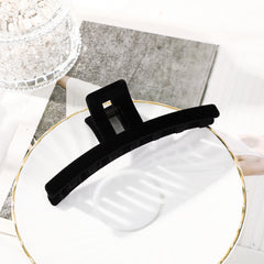 Frosted Solid Hair Claw Plastic Non Slip Long Big Hair Clip Styling Accessories