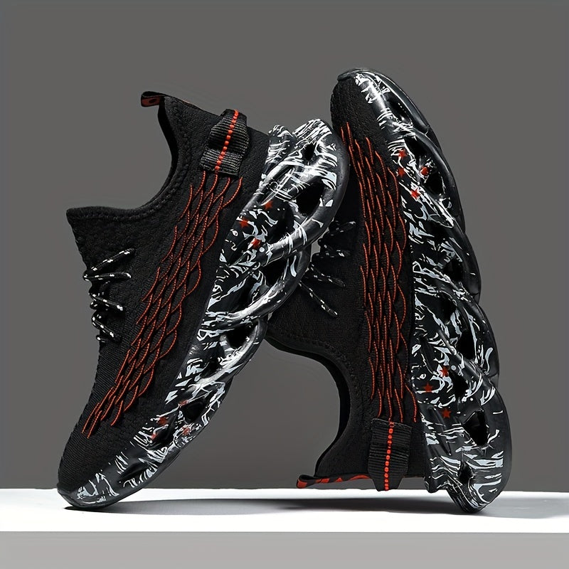 Men's Knitted Lightweight Running Shoes Spring Summer