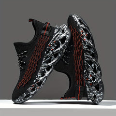 Men's Knitted Lightweight Running Shoes Spring Summer