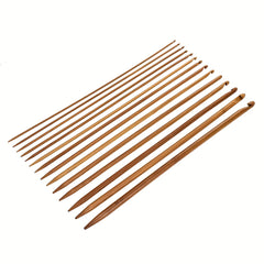 14pcs Carbonized Bamboo Crochet Kit with Storage Case