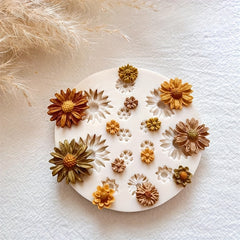 Silicone Flower Mould for DIY Earring Pendants