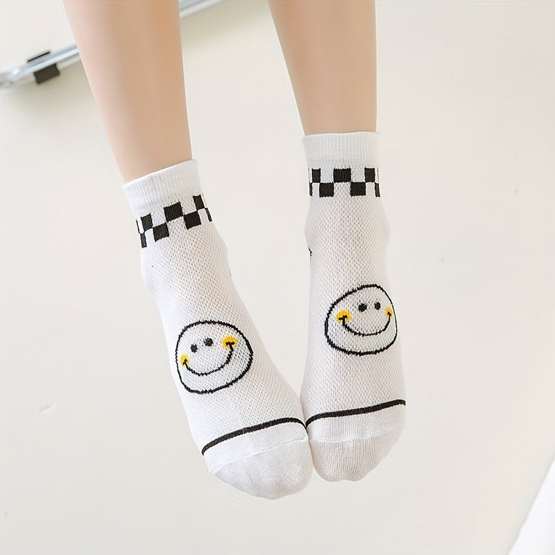 5 Pairs Boys Ultra thin Breathable Cotton Socks
