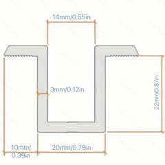 4pcs Solar Panel Mid Clamp Aluminum Mounting Accessories