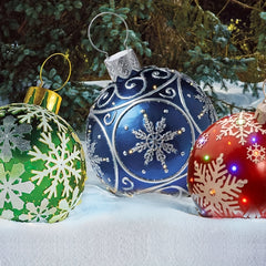 1pc 59 94 Cm Christmas Yard Decoration Inflatable Ball Outdoor Balloon