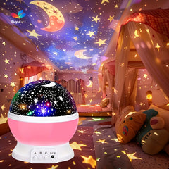 Romantic Starry Sky Light USB Powered 360 Rotating 2 Power Modes 2 Light Modes
