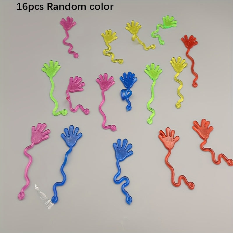 36pcs Kids Sticky Hand Toys Stretchable Rubber Sensory Play Party Favors