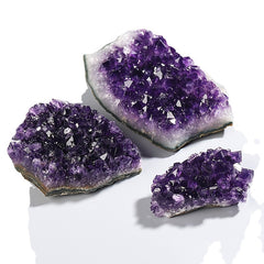 Natural Amethyst Cluster Mineral Specimen Gemstone Ornament DIY Jewelry